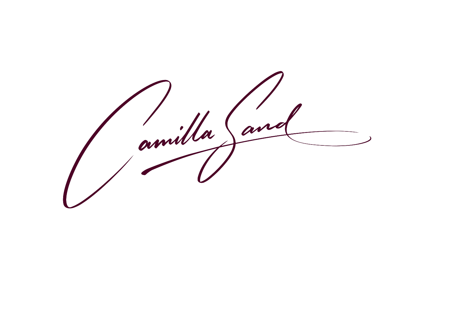 Camilla Sands signatur
